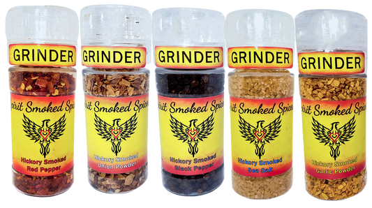 Five Pack of Smoked Spices - Grinders
